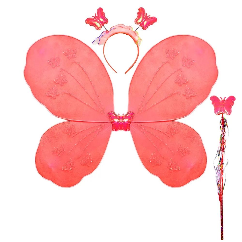 FANTASIA BORBOLETA ASA TIARA VARINHA LISA